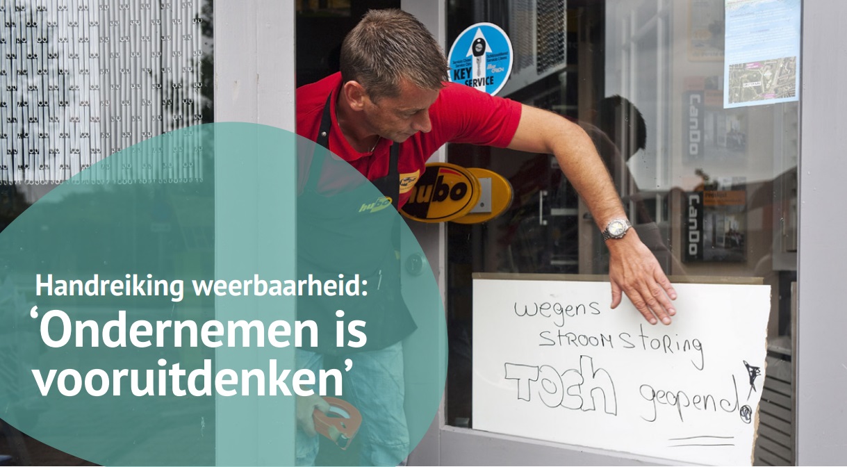 Handreiking weerbaarheid: ondernemen is vooruitdenken